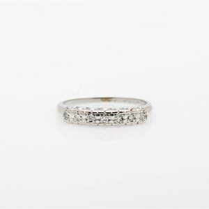Diamond 18K White Gold Band